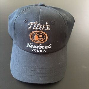 Tito's Handmade Vodka Austin Texas Flex Hat Small/medium Black Baseball Cap